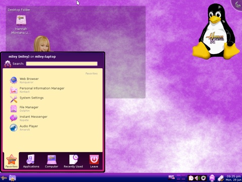 Hannah-Montana-Linux