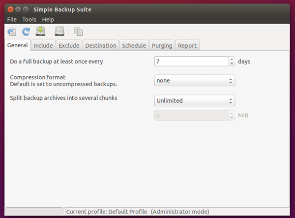 Simple Backup Suite(sbackup)