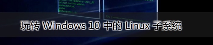 玩转 Windows 10 中的 Linux 子系统