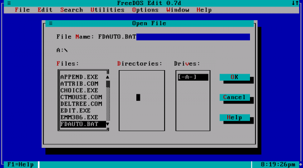 FreeDOS 1.2 RC2 发布