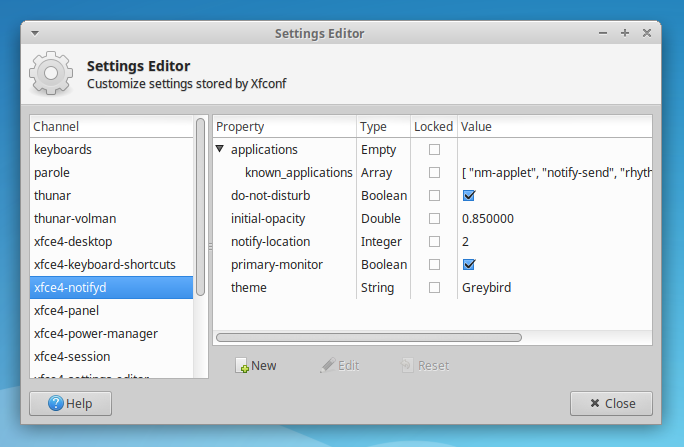 Xfce 桌面新增‘免打扰’模式以及单一应用通知设置的新特性