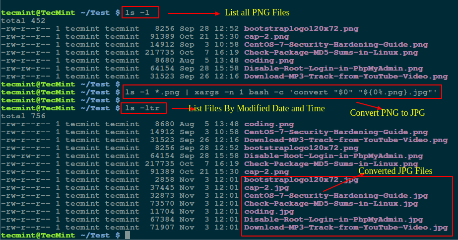 在 Linux 下将 PNG 和 JPG 批量互转的四种方法