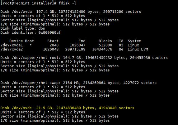 如何在现有的Linux系统上添加新的磁盘