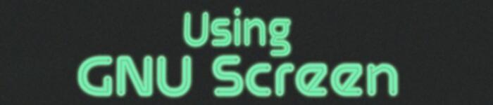 screen 命令使用