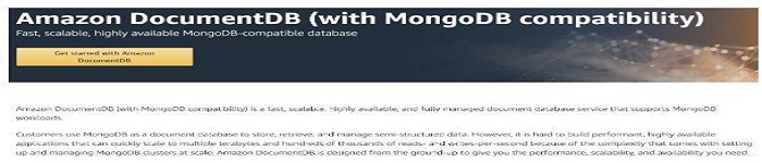 AWS 推出替代品 DocumentDB