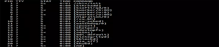 Linux下的进程分析–PS
