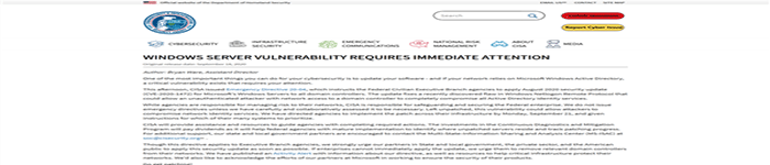 美安全部紧急警告：Windows 存在“严重”漏洞
