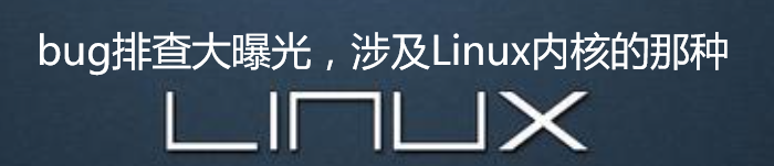 bug排查大曝光，涉及Linux内核的那种