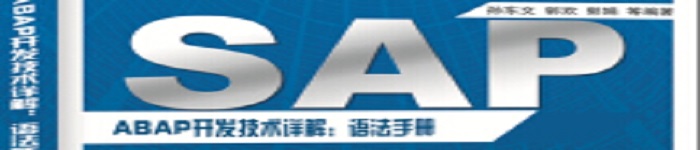 《SAP ABAP开发技术详解：语法手册》 pdf电子书免费下载