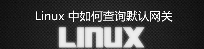 Linux 中如何查询默认网关