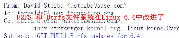 F2FS 和 Btrfs文件系统在Linux 6.4中改进了