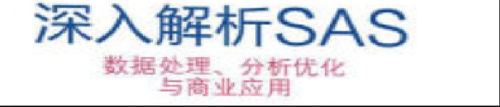 《深入解析SAS:数据处理、分析优化与商业应用》pdf电子书免费下载